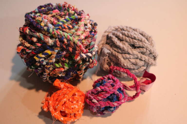 how to make twine out of scrap fabric