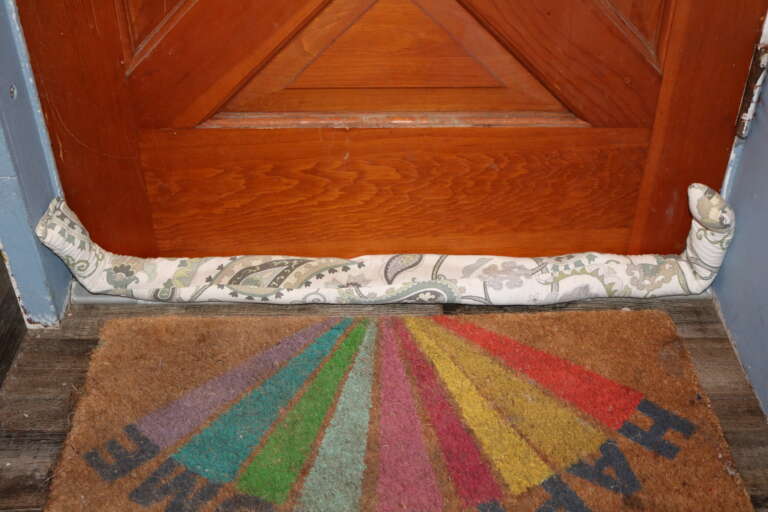 how to sew a door draft stopper