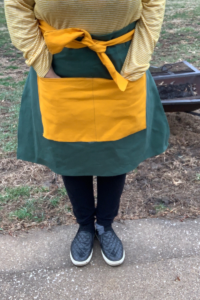 how to sew a gardening apron